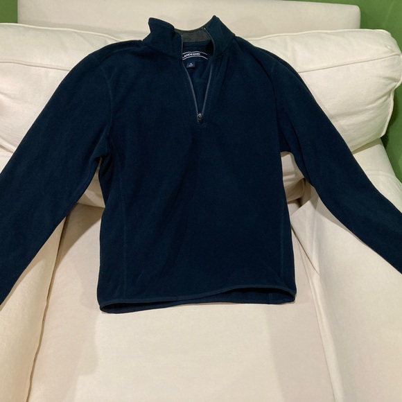 Lot of TWO Land’s End men’s small quarter zip pullover fleece. Nice condition. - Picture 3 of 8